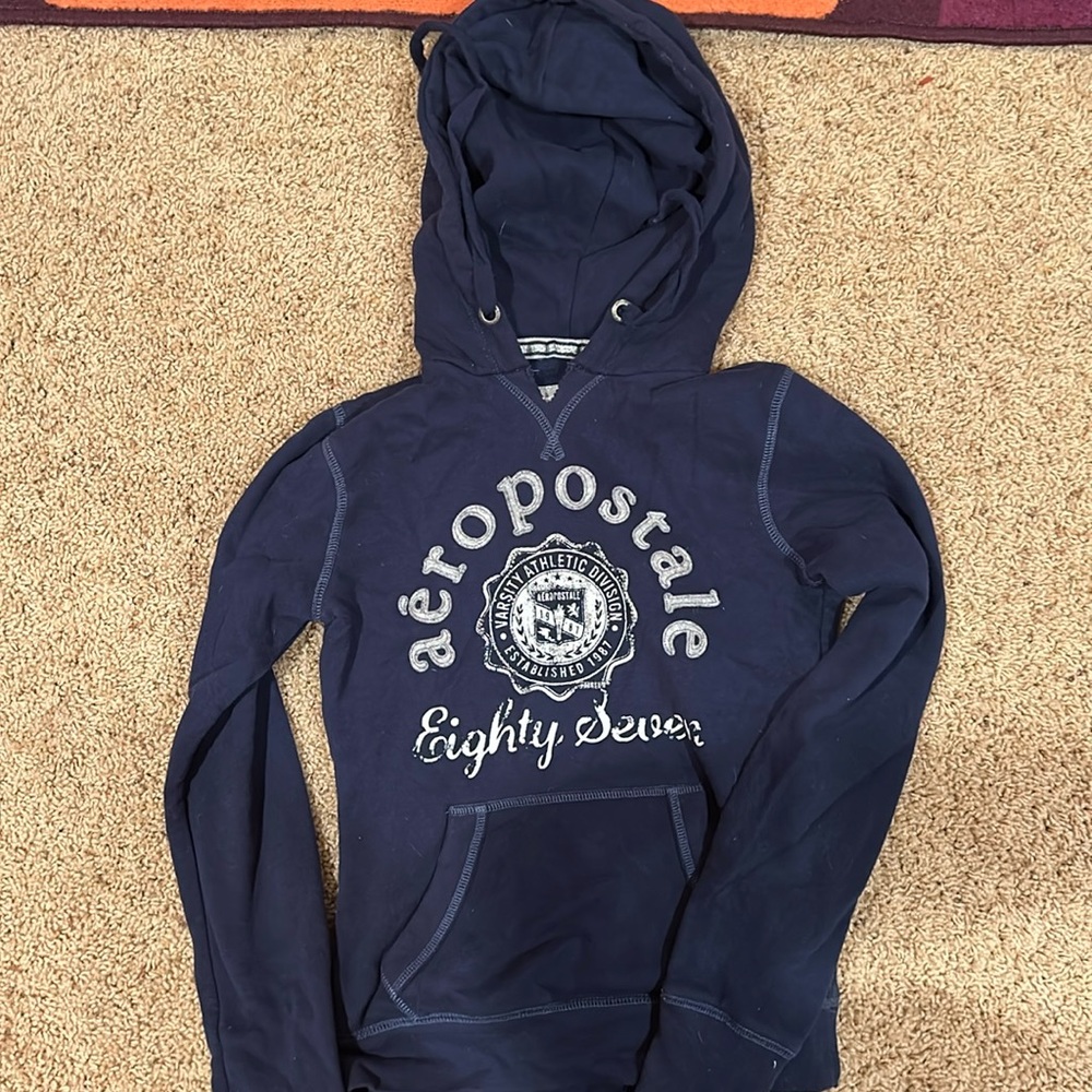 Navy blue Aeropostale hoodie